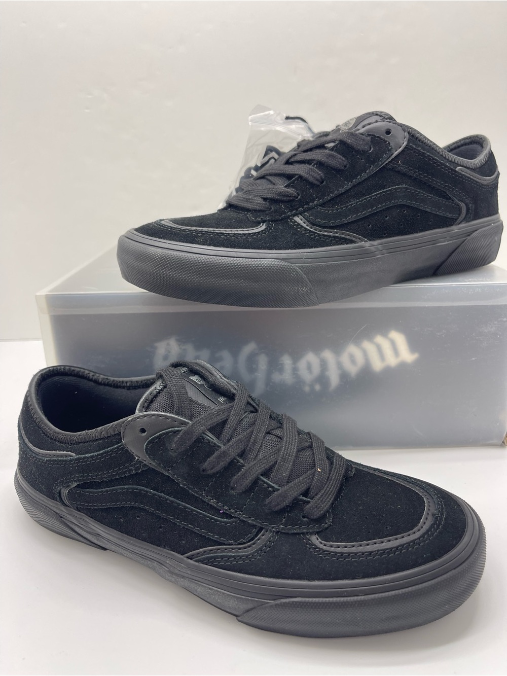 • Vans x Motörhead Rowley Black VN0005V7BKA WMN•Skate Shoes Rare Limited Edition